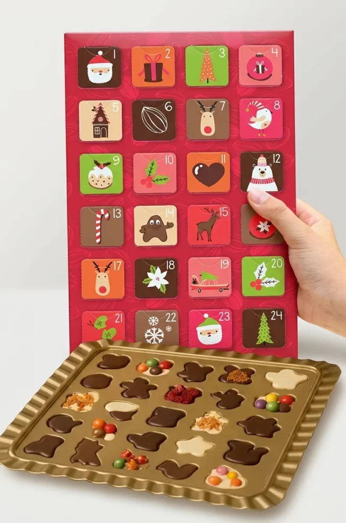 Čokoládový adventní kalendář Chocotopia
